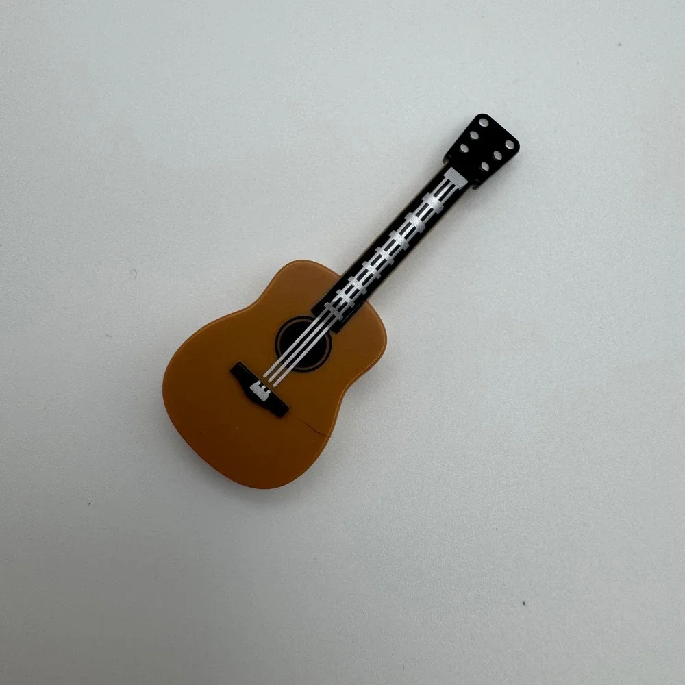 LEGO Minifigure Accessory Acoustic Guitar Brown Musical Instrument 25975